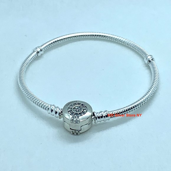 Pandora Moments SPARKLING CROWN O SNAKE Bracelet - Picture 8 of 10